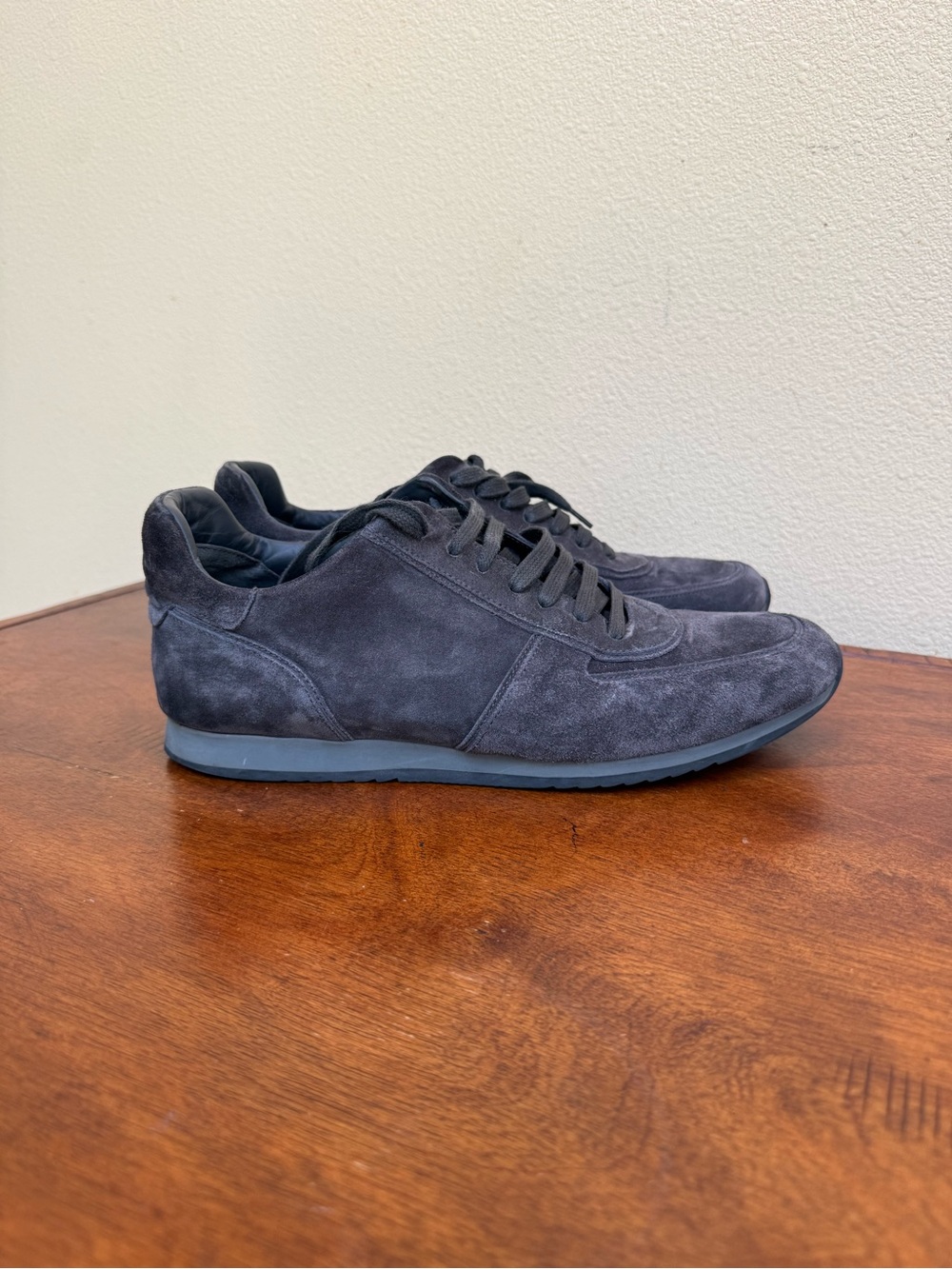 To Boot New York Adam Derrick Grey Suede Sneaker Made In Italy Size 10